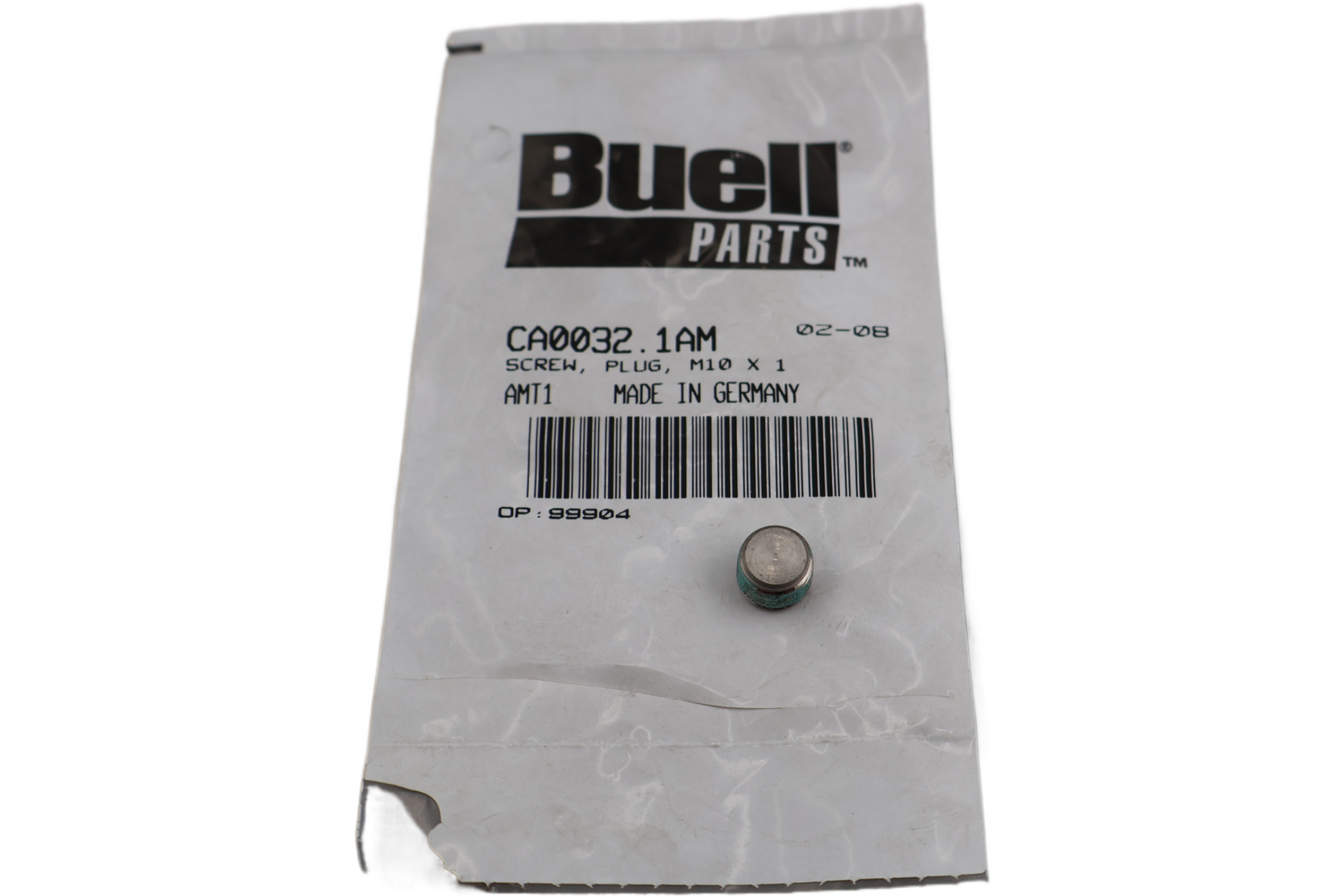 CA0032.1AM NEW OEM BUELL PLUG SCREW M10X1 DIN 906-M CA0032.1AM