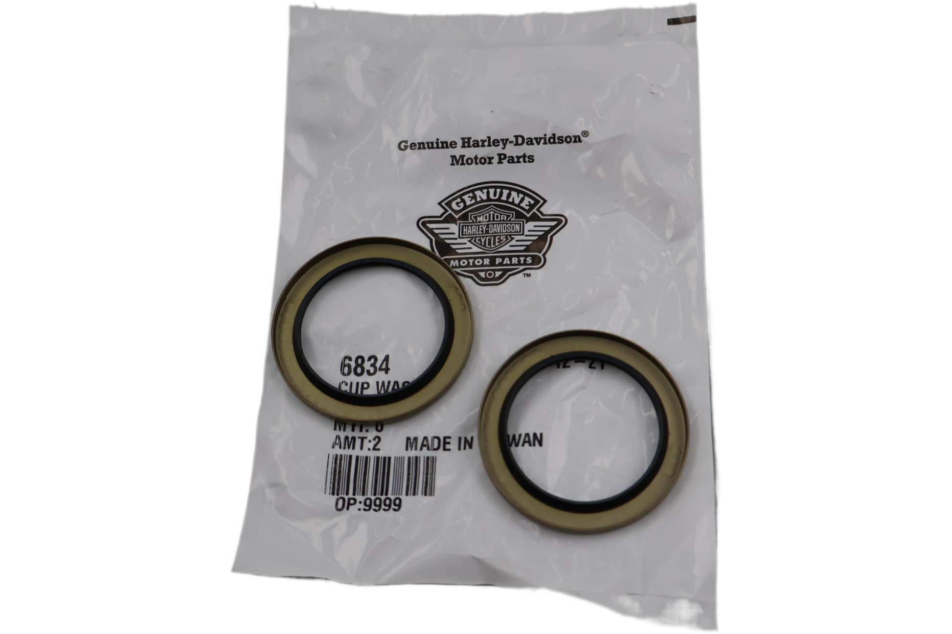 6834 NEW OEM 2002-2004 HARLEY-DAVIDSON VRSC VROD SWINGARM PIVOT SEAL 2-PACK