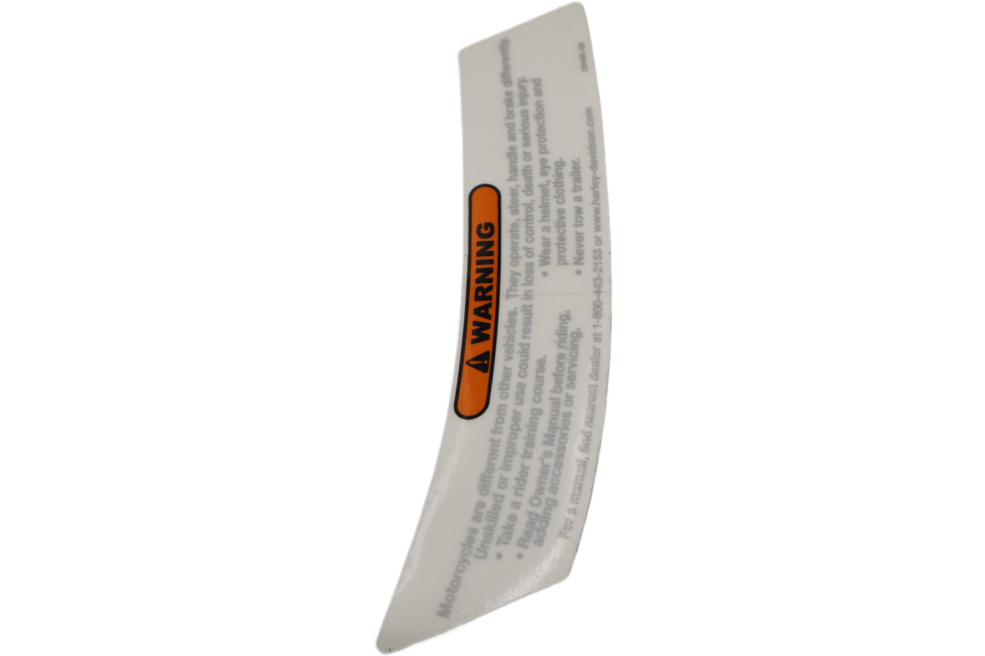 29466-08 NEW OEM 2009-2013 HARLEY-DAVIDSON SPORTSTER AIR CLEANER WARNING LABEL