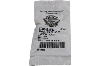 CD0048.5AK NEW OEM BUELL RIVNUT 1/4-20 UNC-2B FLATH