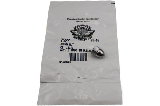 7527 NEW OEM HARLEY-DAVIDSON ACORN NUT 5/16"-18 x 11/16" x 1/2" 7527