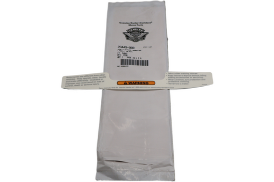 29449-98B NEW OEM 1999-2005 HARLEY-DAVIDSON SOFTAIL & DYNA AIR CLEANER WARNING LABEL,