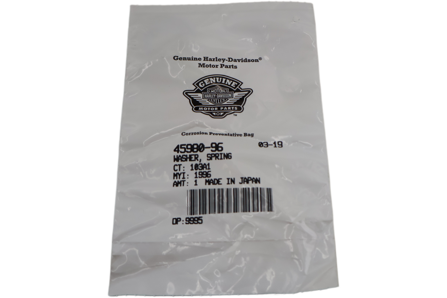 45980-96 NEW OEM HARLEY-DAVIDSON SPRING WASHER 45980-96