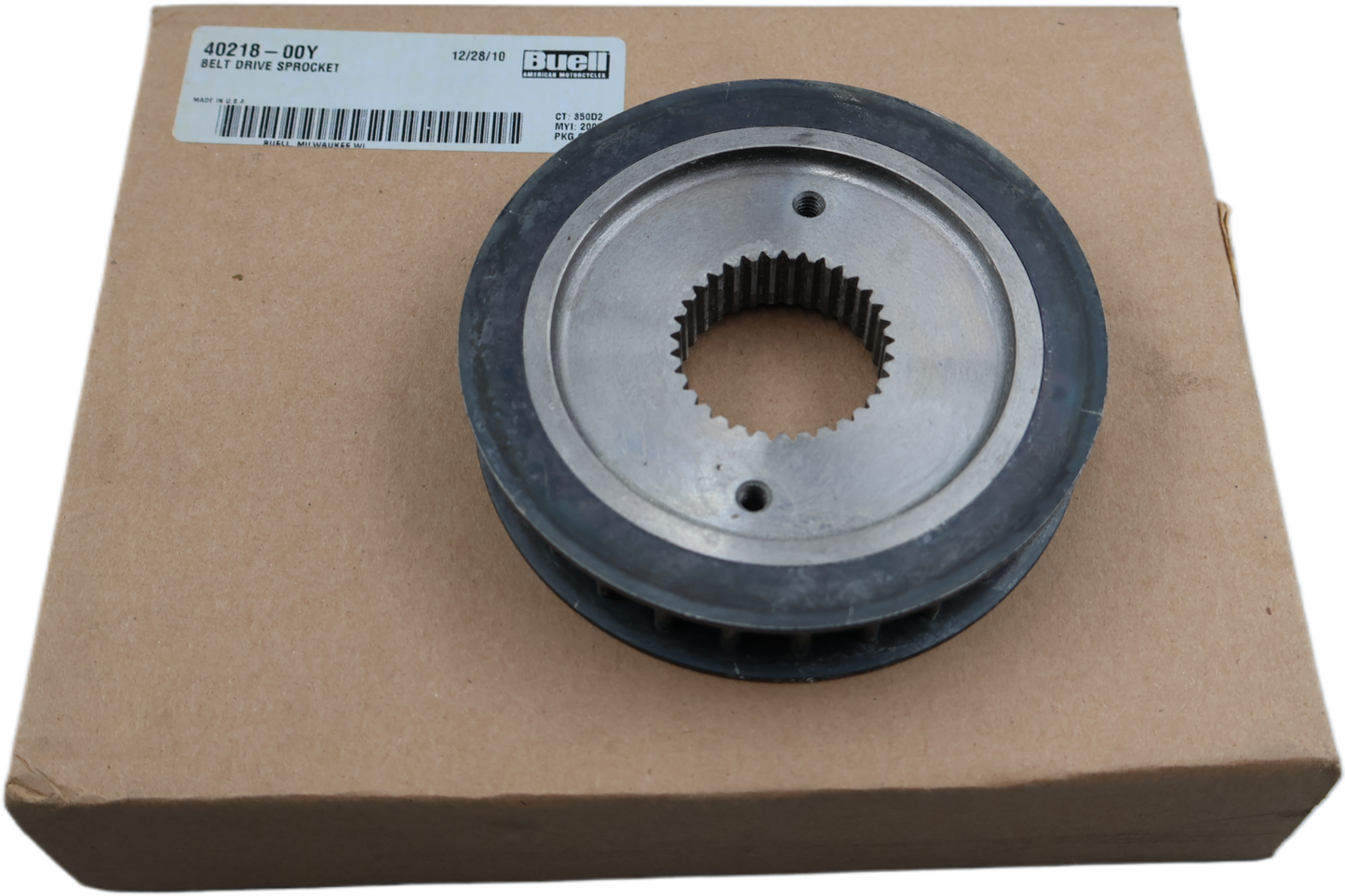 40218-00Y NEW OEM 2000-2008 BUELL P3 BLAST BELT DRIVE SPROCKET 27T