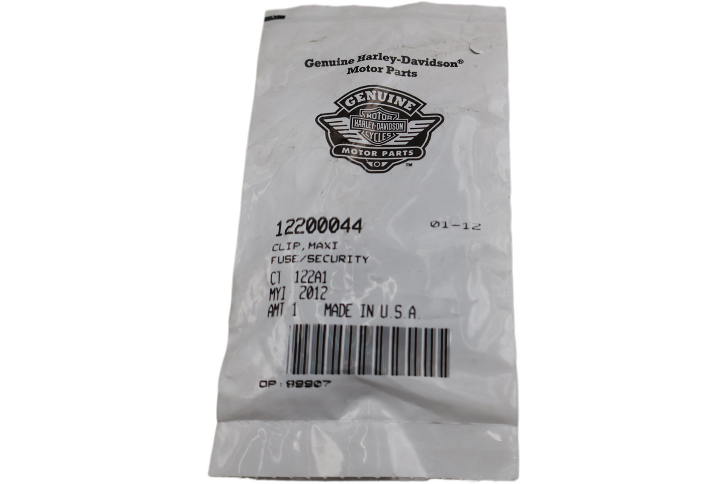 12200044 NEW OEM 2015-2017 HARLEY-DAVIDSON SOFTAIL CLIP MAXI FUSE/SECURITY