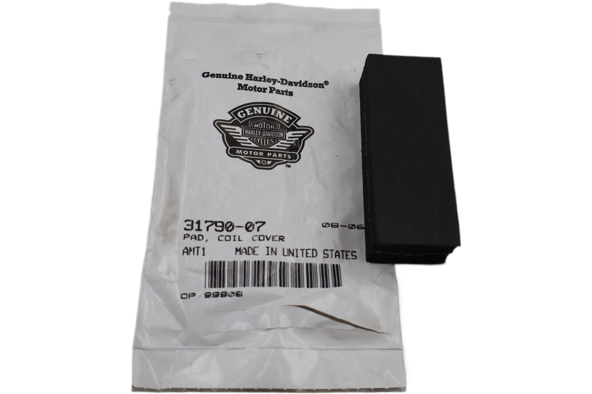 31790-07 NEW OEM HARLEY-DAVIDSON COIL COVER PAD 31790-07