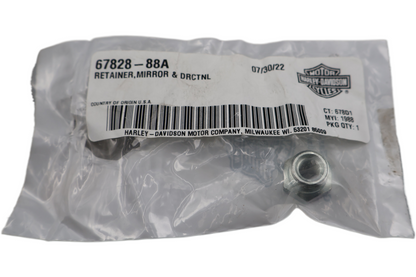 67828-88A NEW OEM 1988-2005 HARLEY-DAVIDSON RETAINER MIRROR & DIRECTIONAL