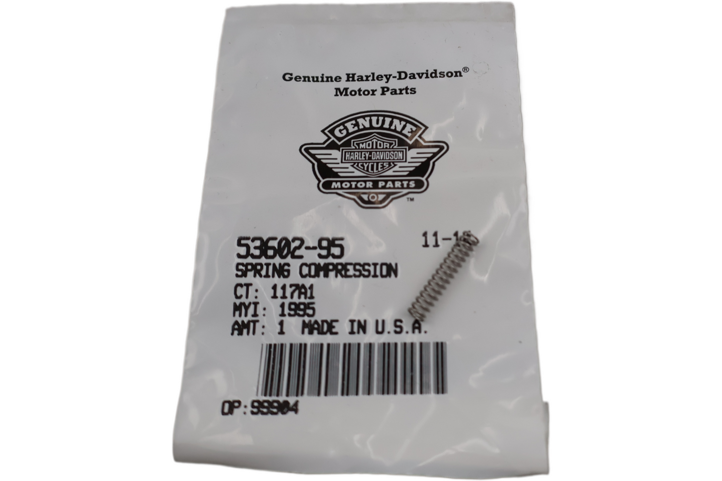 53602-95 NEW OEM HARLEY-DAVIDSON SPRING COMPRESSION DETACHABLES LATCH