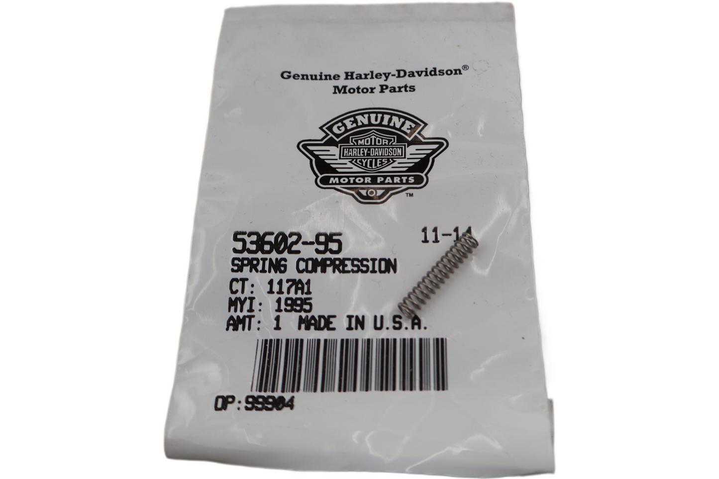 53602-95 NEW OEM HARLEY-DAVIDSON SPRING COMPRESSION DETACHABLES LATCH