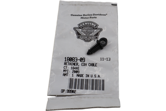 18083-09 NEW OEM HARLEY-DAVIDSON RETAINER EXHAUST CABLE TUBE CLIP