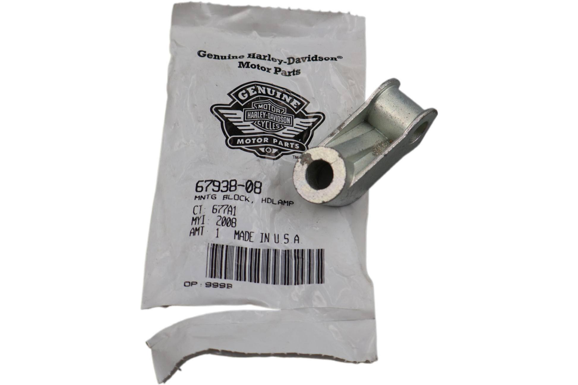 67938-08 NEW OEM 2008-2011 HARLEY-DAVIDSON SOFTAIL HEADLIGHT MOUNTING BLACK