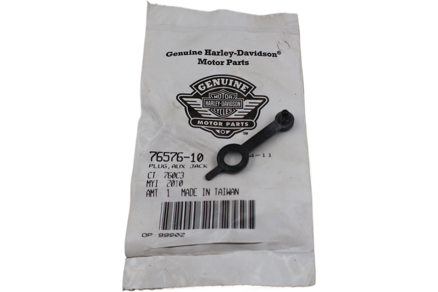 76576-10 NEW OEM HARLEY-DAVIDSON PLUG AUXILLIARY JACK