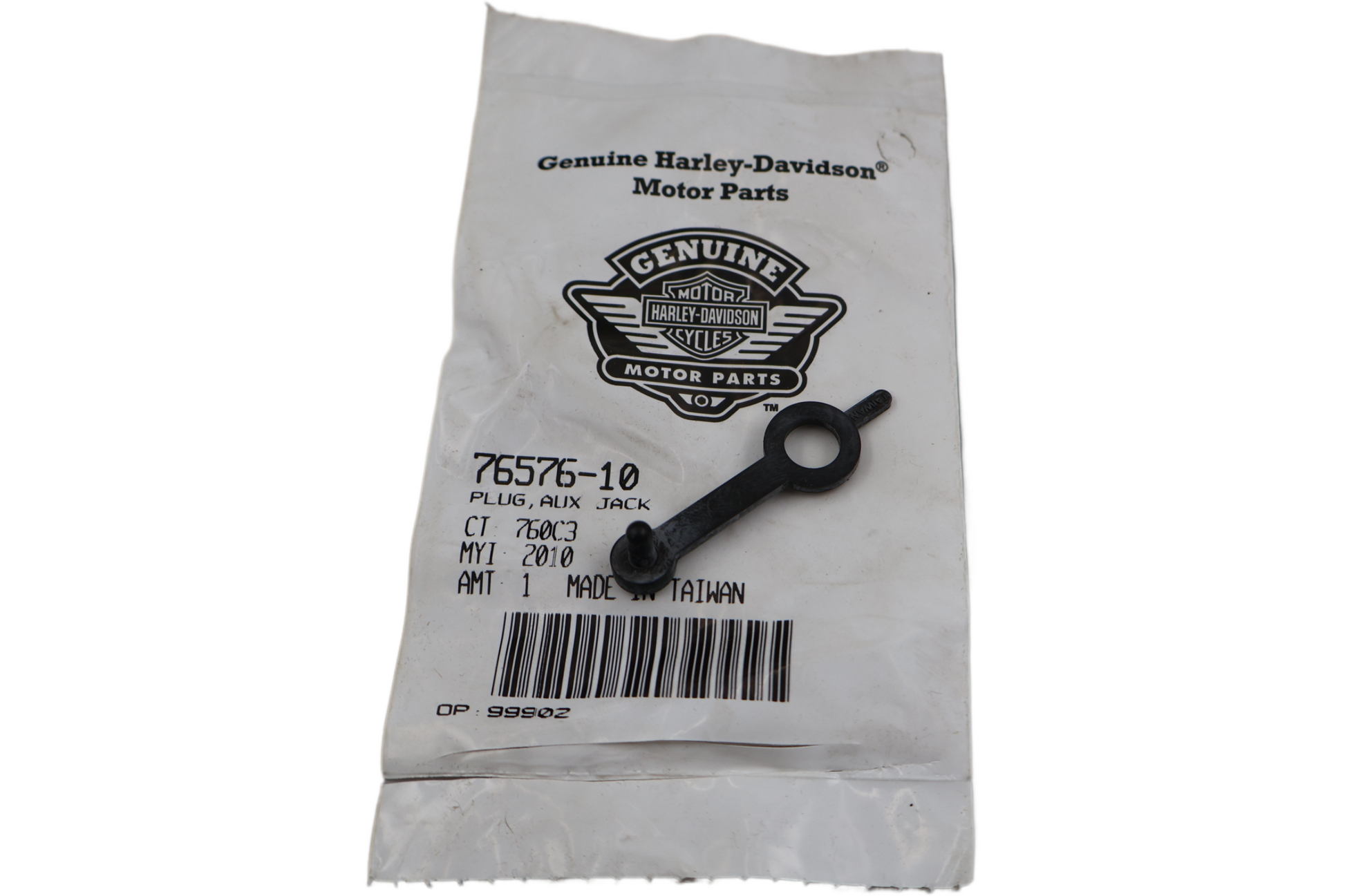 76576-10 NEW OEM HARLEY-DAVIDSON PLUG AUXILLIARY JACK