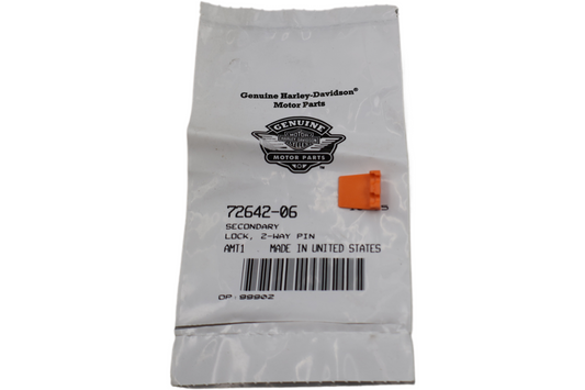72642-06 NEW OEM HARLEY-DAVIDSON SECONDARY LOCK 2-WAY PIN