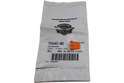 72642-06 NEW OEM HARLEY-DAVIDSON SECONDARY LOCK 2-WAY PIN
