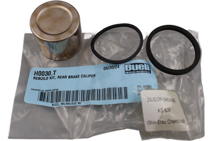 H0030.T NEW OEM 2000-2010 BUELL XB & BLAST REAR BRAKE CALIPER REBUILD KIT