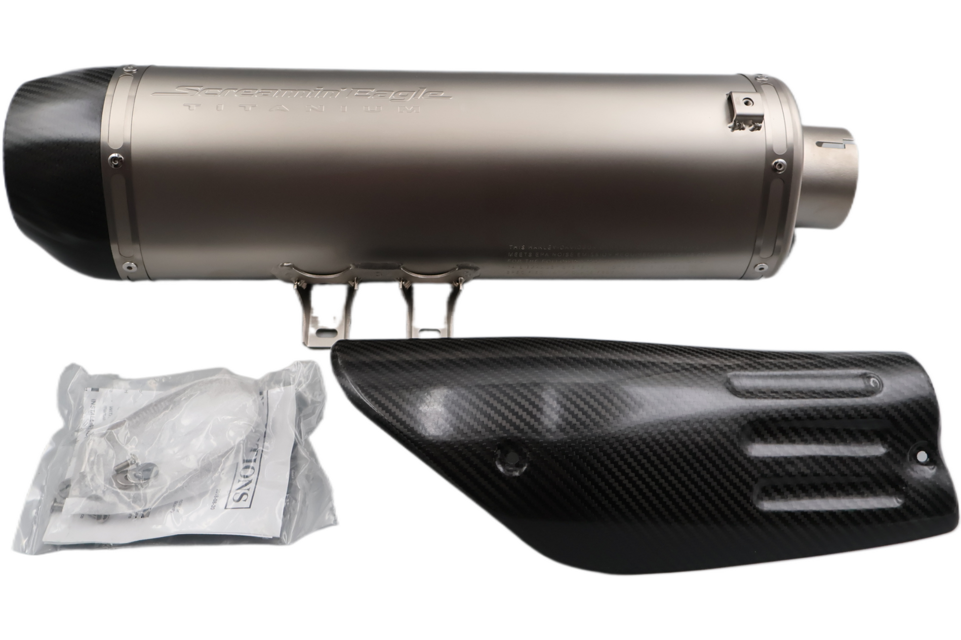 64900749 NEW OEM 2019 AND NEWER HARLEY FXDRS SCREAMIN EAGLE TITANIUM MUFFLER