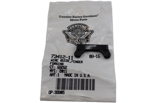 73412-11 NEW OEM 2011-2017 HARLEY-DAVIDSON SOFTAIL FENDER WIRE GUIDE