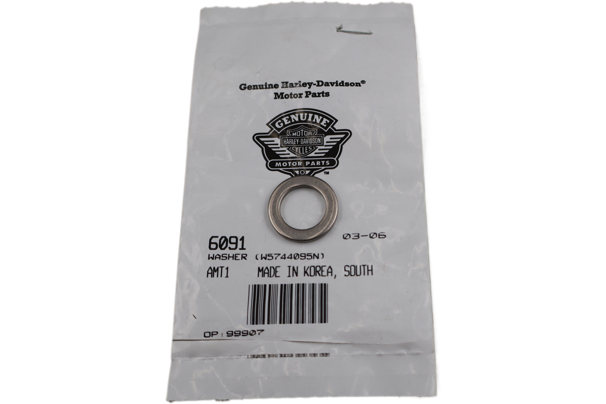 6091 NEW OEM HARLEY-DAVIDSON WASHER 9/16" 6091
