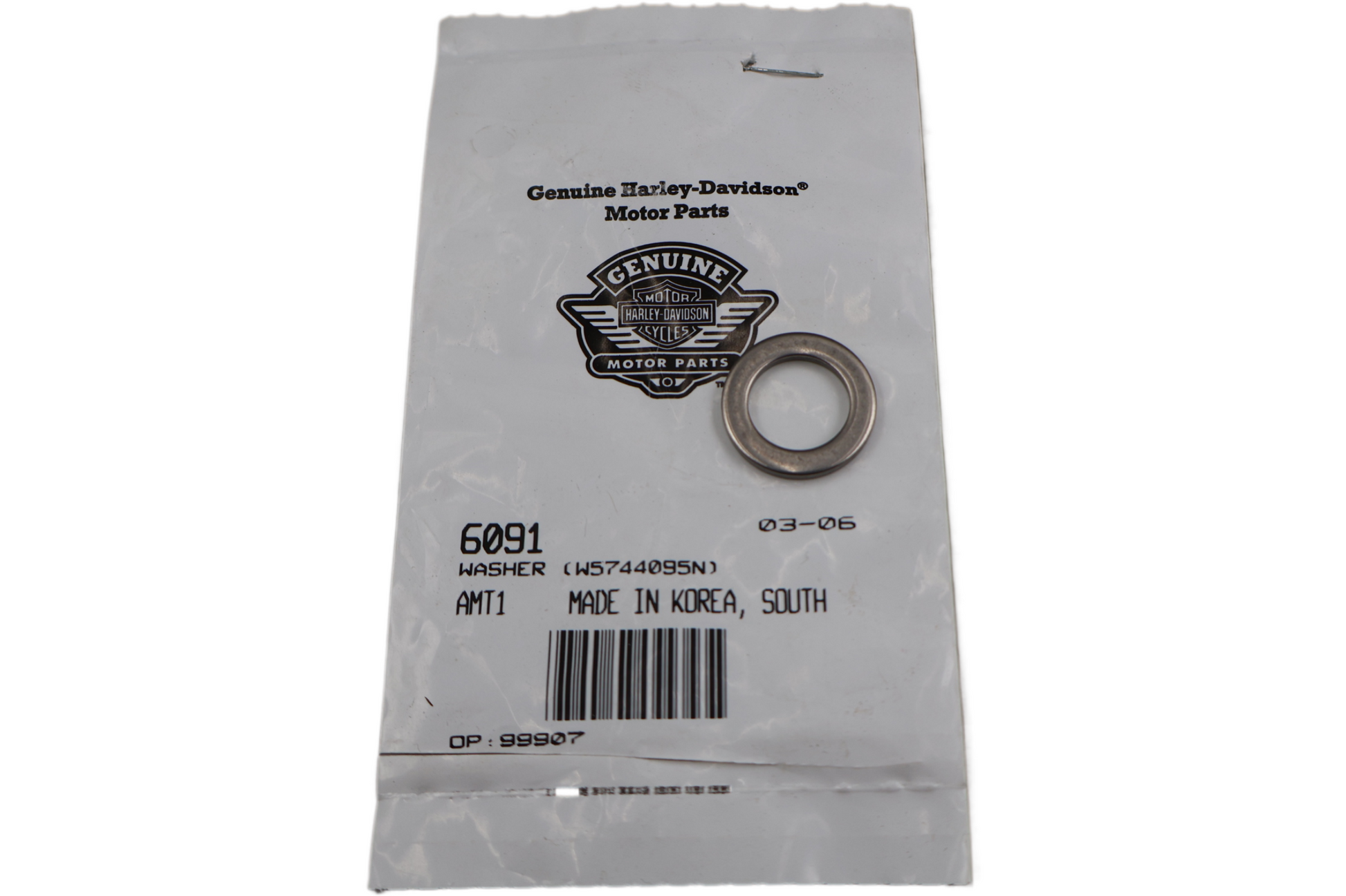 6091 NEW OEM HARLEY-DAVIDSON WASHER 9/16" 6091