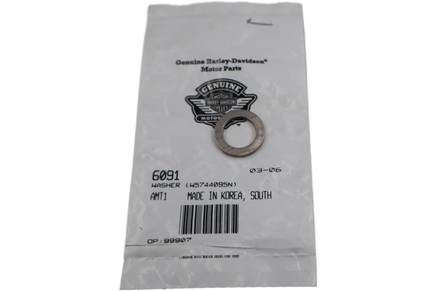 6091 NEW OEM HARLEY-DAVIDSON WASHER 9/16" 6091
