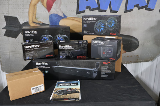 4405-0728 NEW NAVATLAS 5-ZONE AUDIO KIT STEREO FOR 2016-2020 POLARIS RZR