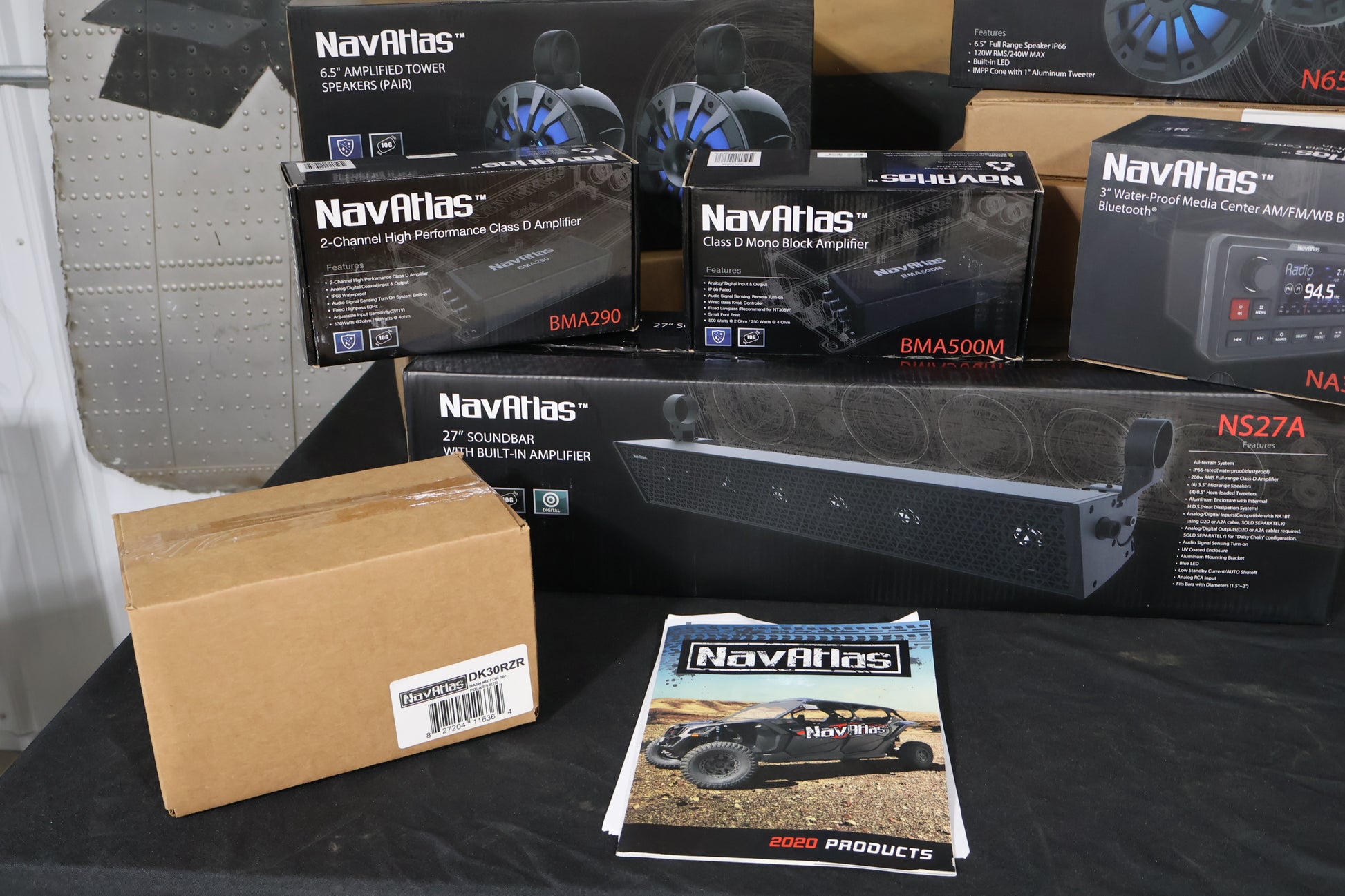 4405-0728 NEW NAVATLAS 5-ZONE AUDIO KIT STEREO FOR 2016-2020 POLARIS RZR