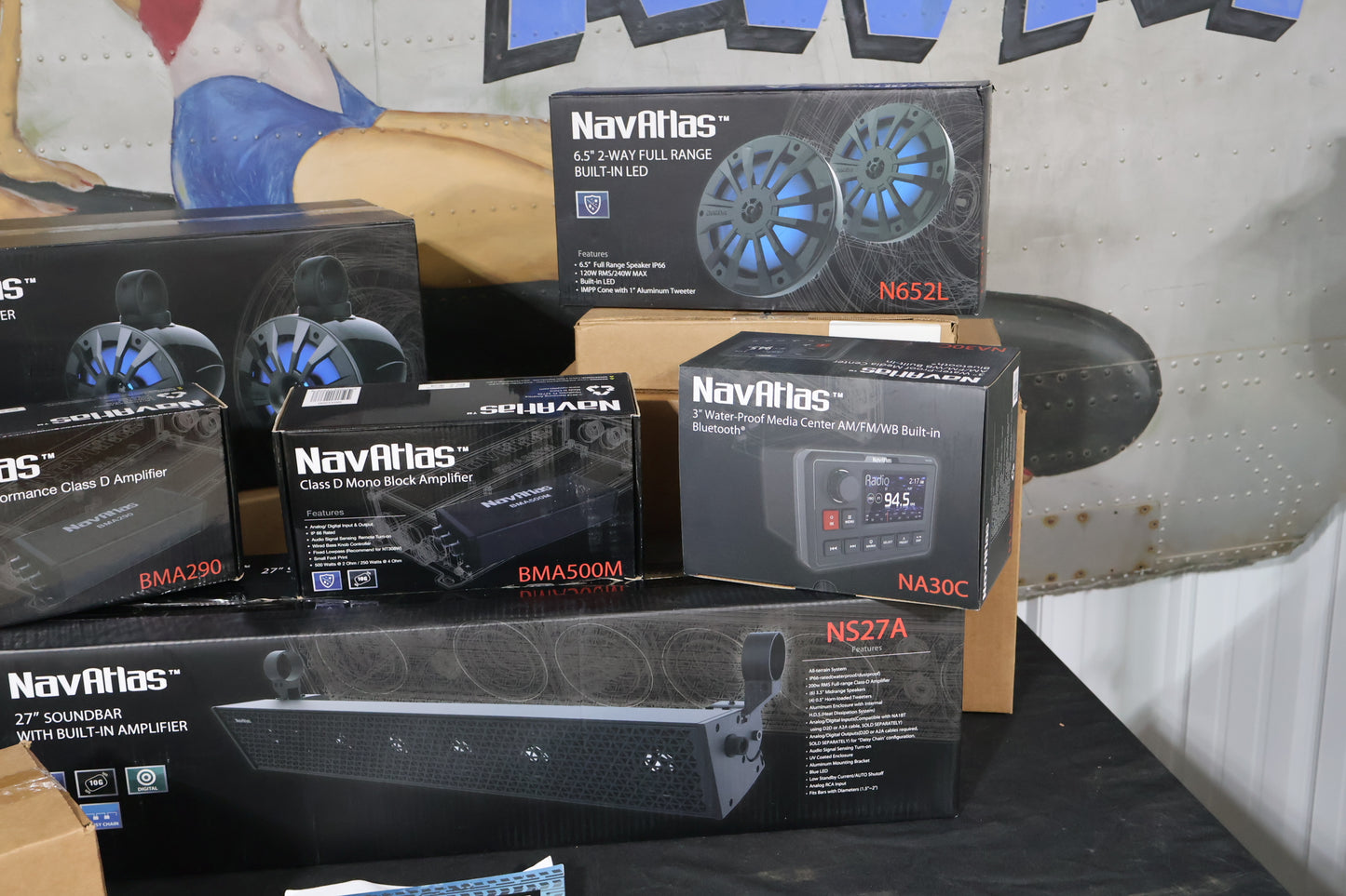 4405-0728 NEW NAVATLAS 5-ZONE AUDIO KIT STEREO FOR 2016-2020 POLARIS RZR