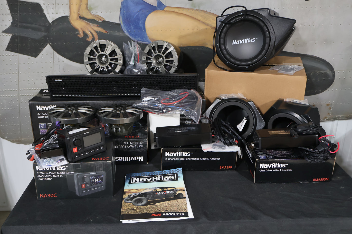 4405-0728 NEW NAVATLAS 5-ZONE AUDIO KIT STEREO FOR 2016-2020 POLARIS RZR