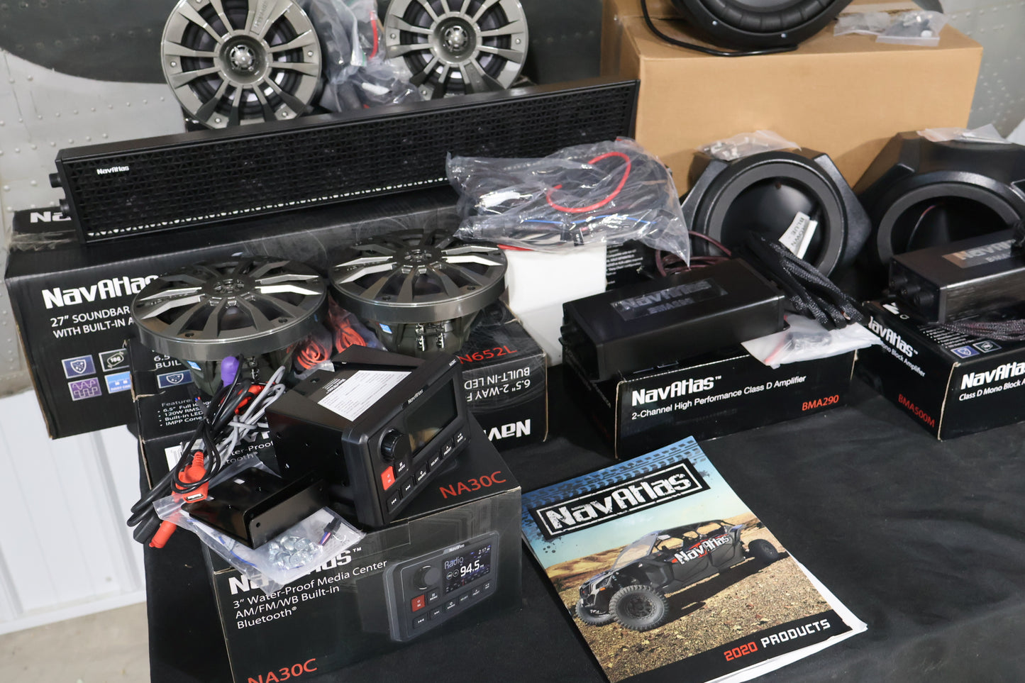 4405-0728 NEW NAVATLAS 5-ZONE AUDIO KIT STEREO FOR 2016-2020 POLARIS RZR