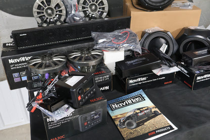4405-0728 NEW NAVATLAS 5-ZONE AUDIO KIT STEREO FOR 2016-2020 POLARIS RZR