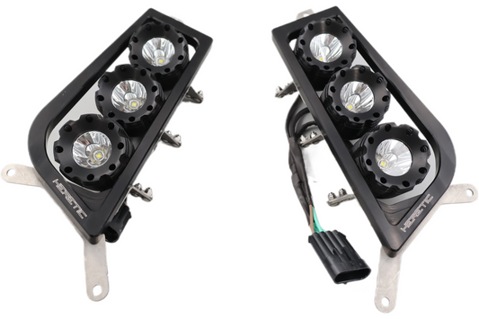 2001-2193 NEW HERETIC STUDIO SERIES LED HEADLIGHTS FOR 2017-2020 POLARIS RZR