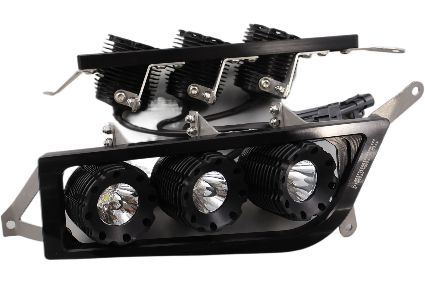 2001-2193 NEW HERETIC STUDIO SERIES LED HEADLIGHTS FOR 2017-2020 POLARIS RZR