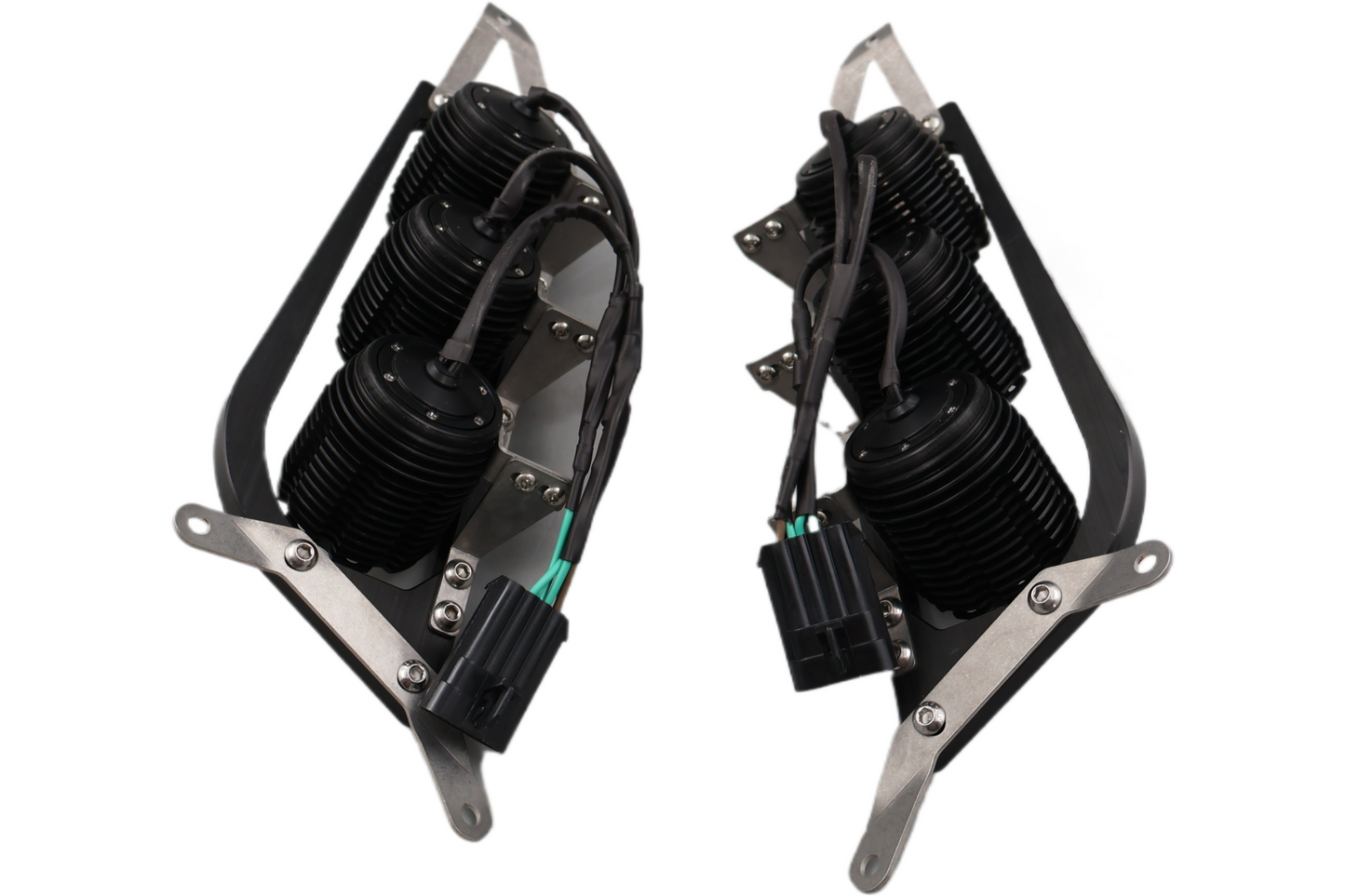 2001-2193 NEW HERETIC STUDIO SERIES LED HEADLIGHTS FOR 2017-2020 POLARIS RZR