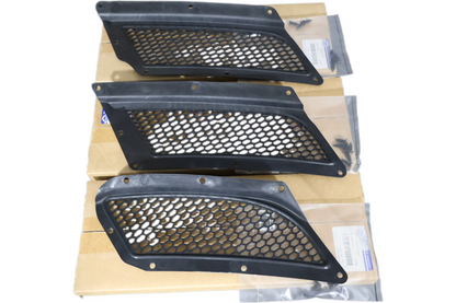 NEW OEM 2008-2010 DODGE VIPER ACR SRT-10 HOOD SCREEN VENT SET AIR INLET COMPLETE