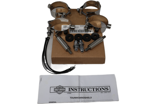 57226-06 NEW OEM 2006 AND NEWER HARLEY VRSCR FRONT TURN SIGNAL RELOCATION KIT