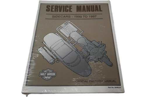New OEM Harley-Davidson Sidecar Manuals – Service & Parts Catalogs