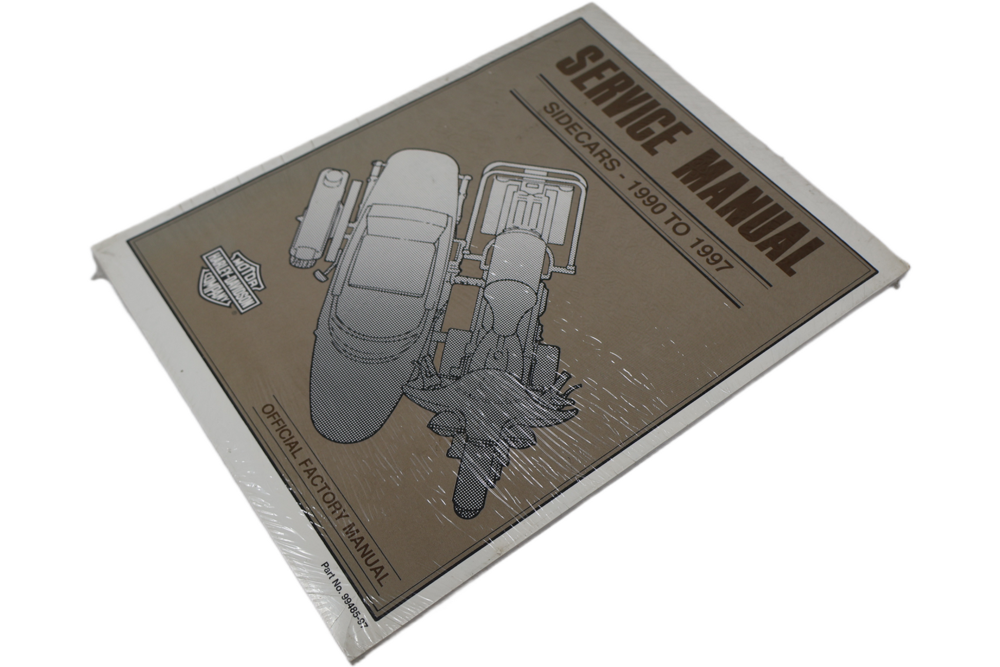 99485-97 NEW OEM 1990-1997 HARLEY-DAVIDSON SIDECAR SERVICE MANUAL
