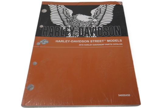 94000450 NEW OEM 2018 HARLEY-DAVIDSON STREET MODELS PARTS CATALOG