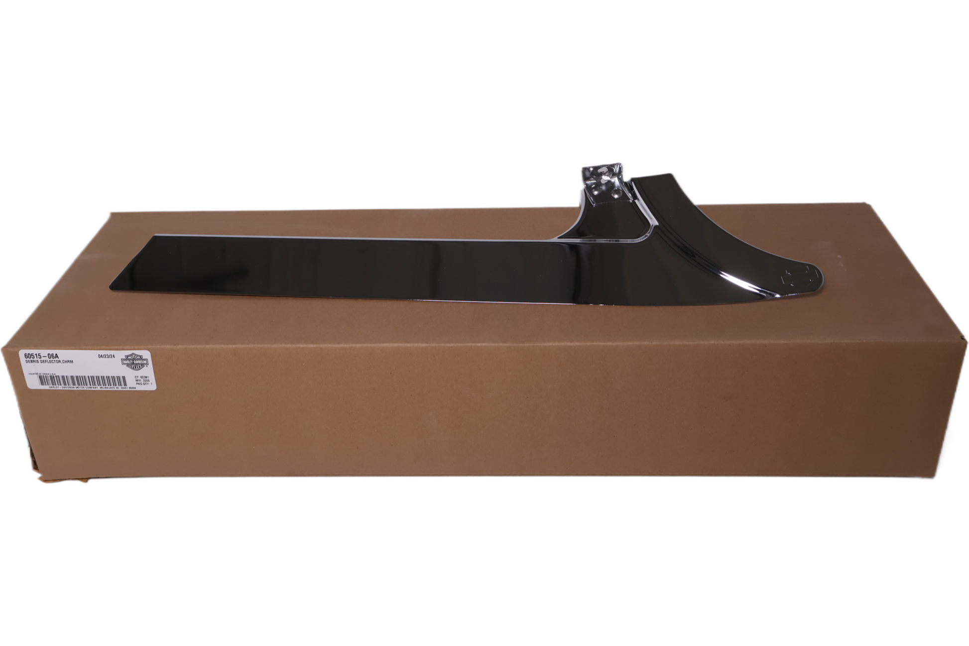 60515-06A NEW OEM 2006 HARLEY-DAVIDSON VROD VRSCSE2 DEBRIS DEFLECTOR CHROME