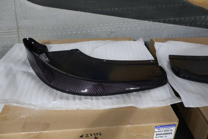 68210709AB 68210708AB NEW OEM 2013-2017 DODGE VIPER TA1.0 FRONT SPLITTERS CARBON
