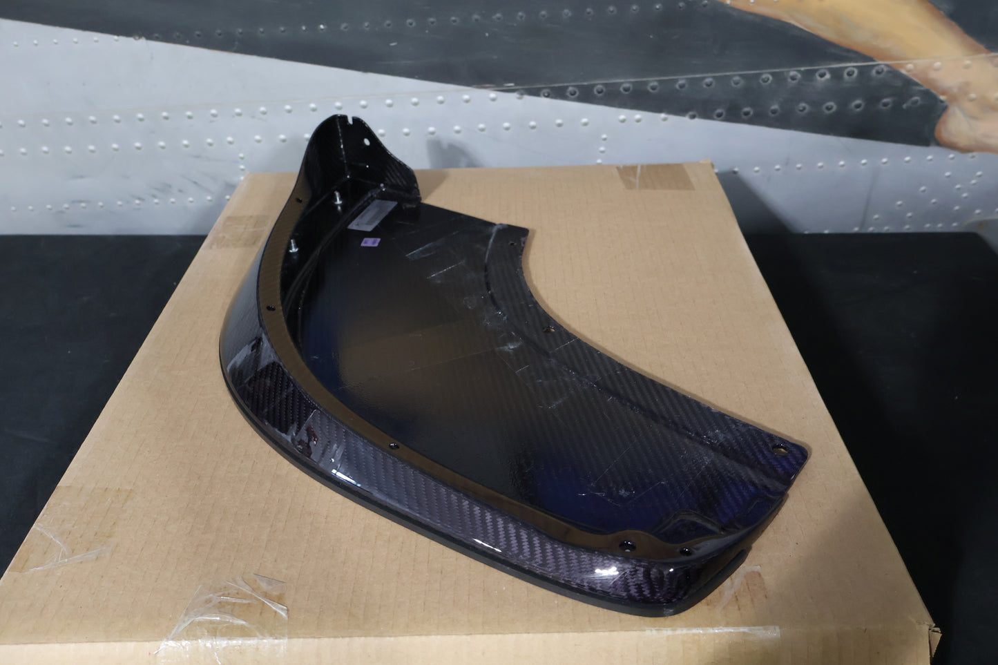 68210709AB 68210708AB NEW OEM 2013-2017 DODGE VIPER TA1.0 FRONT SPLITTERS CARBON