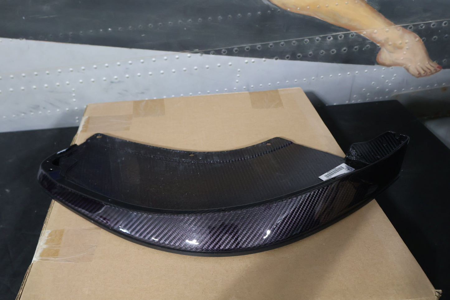 68210709AB 68210708AB NEW OEM 2013-2017 DODGE VIPER TA1.0 FRONT SPLITTERS CARBON