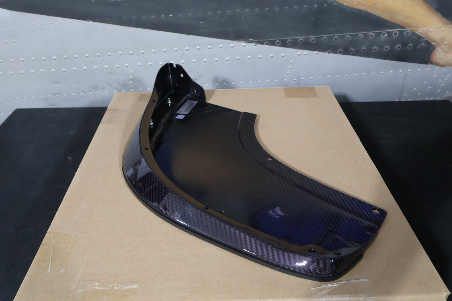 68210709AB 68210708AB NEW OEM 2013-2017 DODGE VIPER TA1.0 FRONT SPLITTERS CARBON
