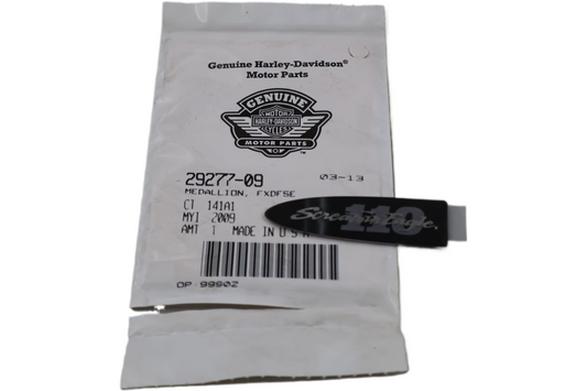 29277-09 NEW OEM 2009 HARLEY-DAVIDSON FXDSE SCREAMIN EAGLE DYNA 110CI MEDALLION