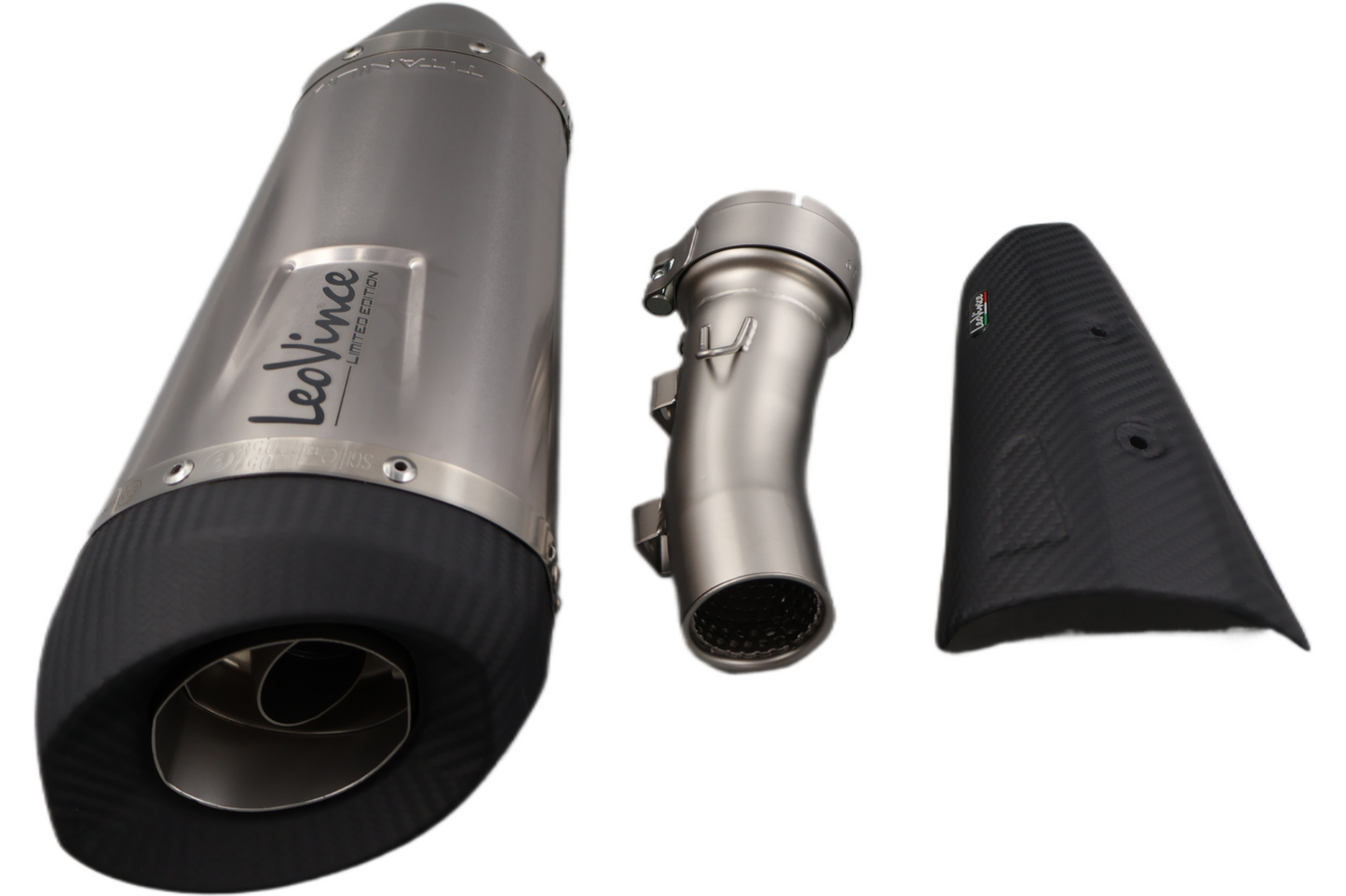 14274ST NEW LEO VINCE FACTORY S TITANIUM MUFFLERS FITS 2017-2018 BMW R1200R/RS