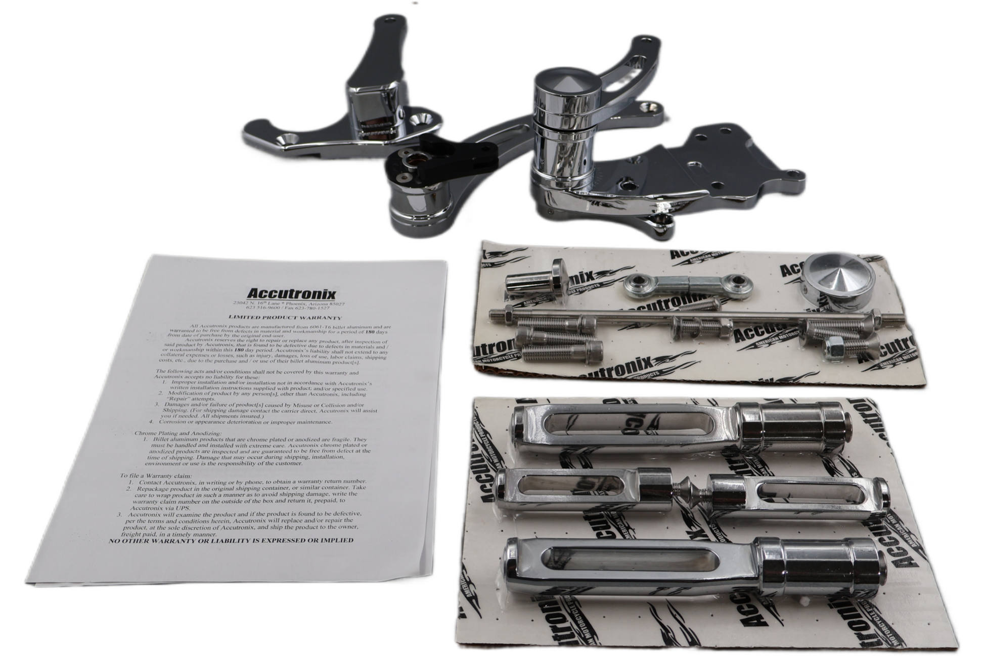 1622-0356 ACCUTRONIX FORWARD CONTROL KIT FITS 2009-2013 HARLEY-DAVIDSON TOURING