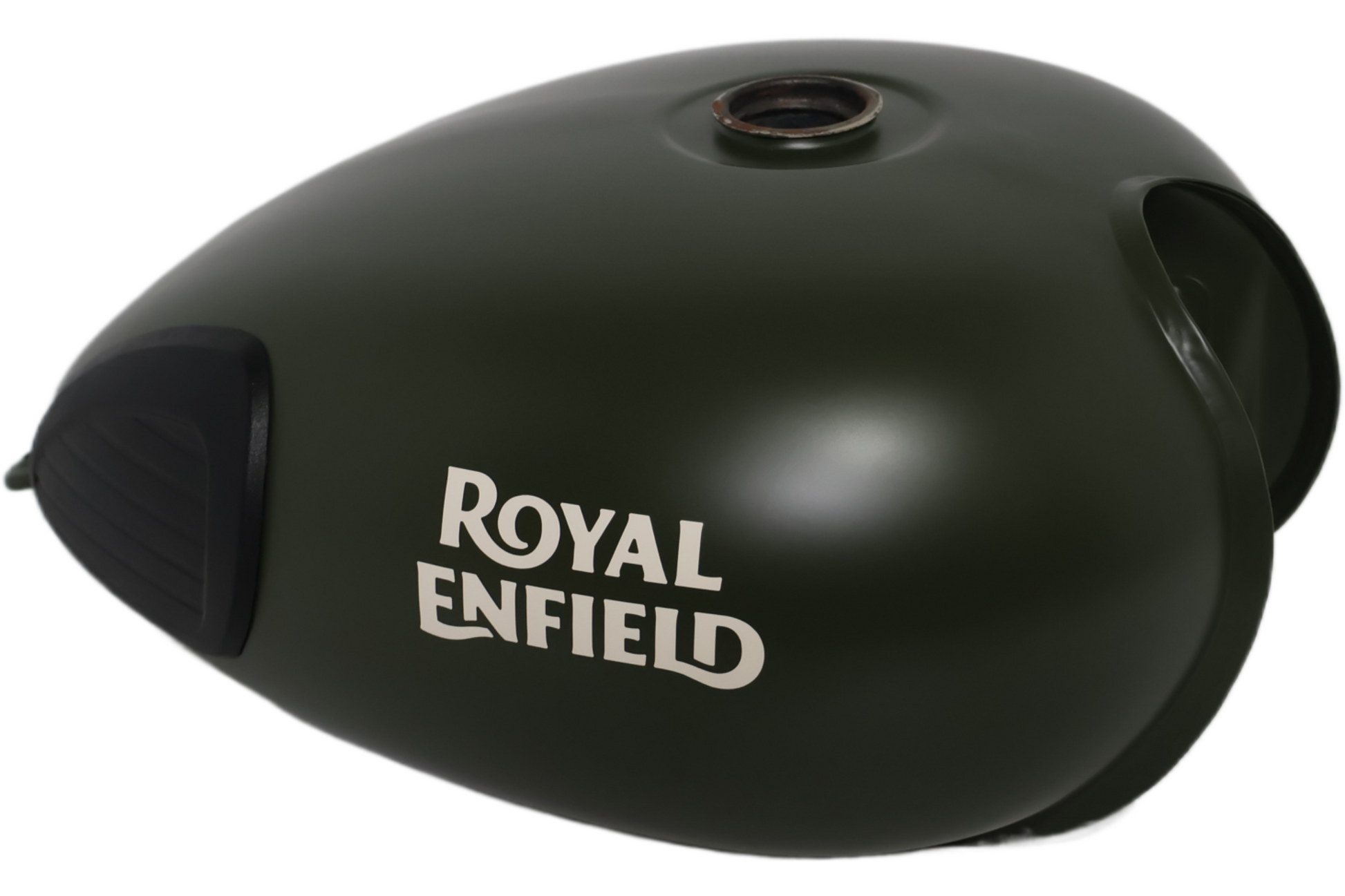 RAK00078 ROYAL ENFIELD FUEL GAS PETROL TANK OLIVE GREEN W/DECALS RAK00078