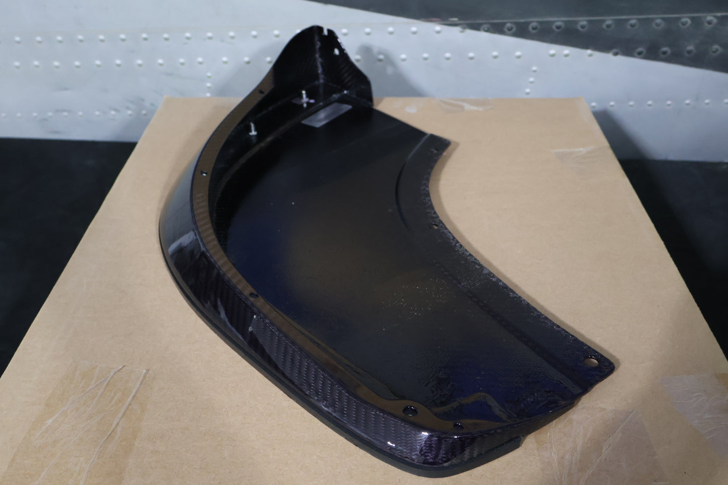 68210709AB 68210708AB NEW OEM 2013-2017 DODGE VIPER TA1.0 FRONT SPLITTERS CARBON