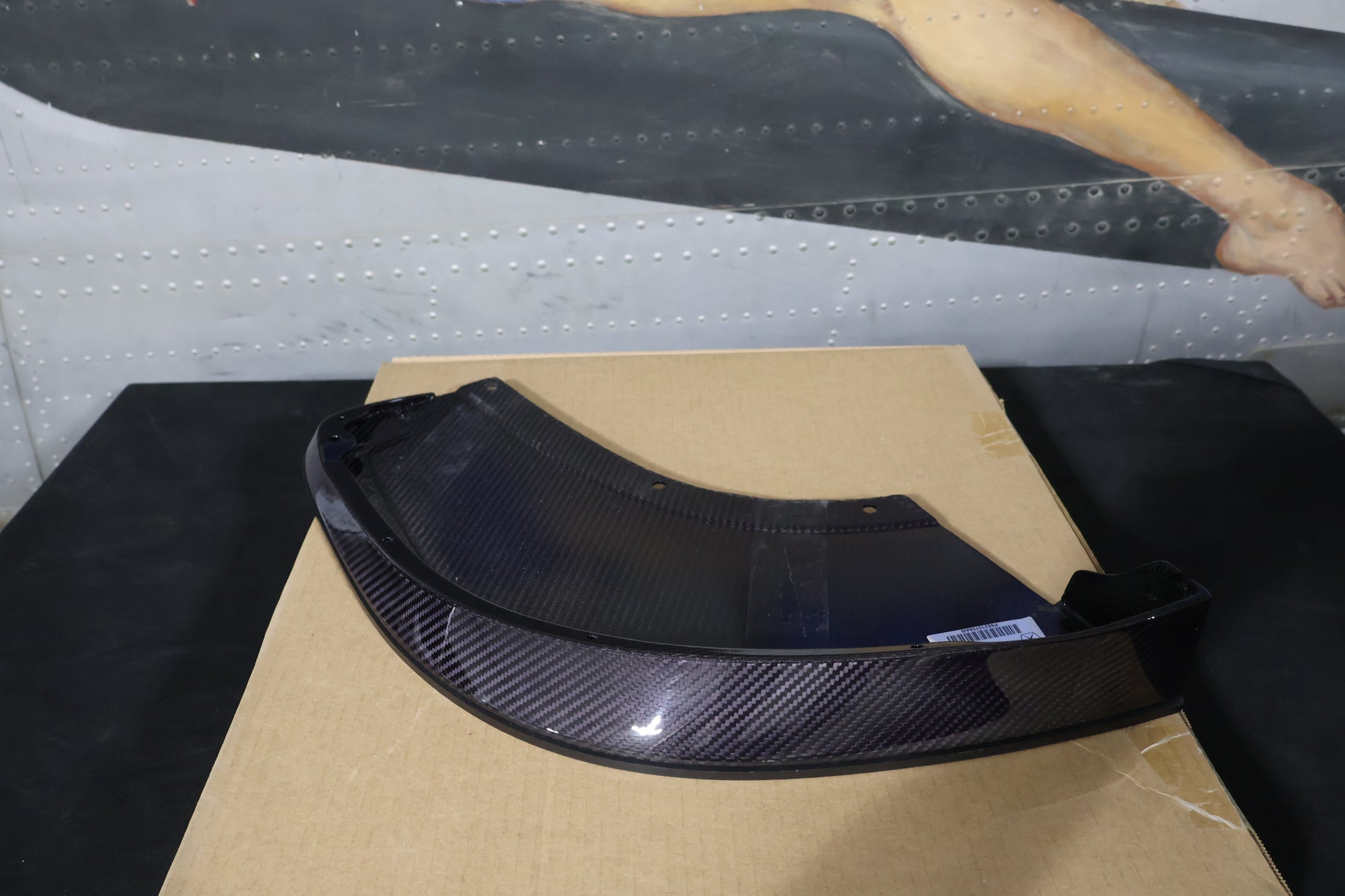68210709AB 68210708AB NEW OEM 2013-2017 DODGE VIPER TA1.0 FRONT SPLITTERS CARBON